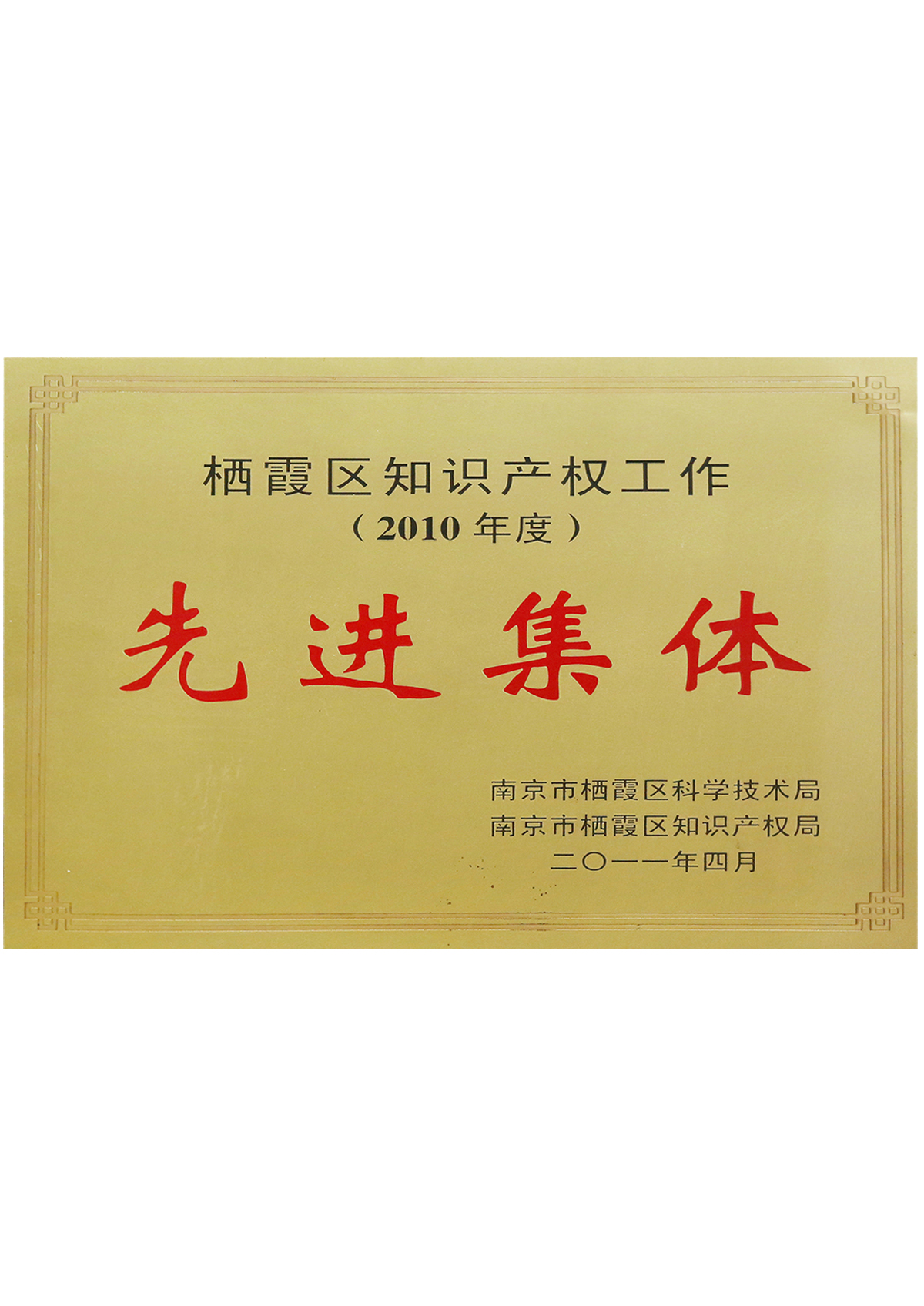 知识产权先进集体